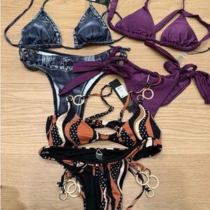 Fashion Nova sz small bikini lot brand new